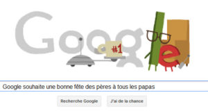 Google souhaite une bonne Fête des Pères à tous les papas