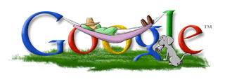Doodle Google Fête des Pères 2005