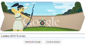 #Londres2012 - Google met à l'honneur le tir à l'arc