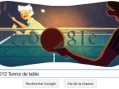 #Londres2012 - Google met à l'honneur le Tennis de table