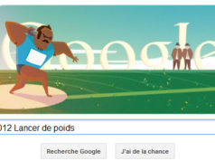 #Londres2012 - Google met à l'honneur le Lancer de poids