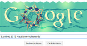 #Londres2012 - Google met à l'honneur la Natation synchronisée