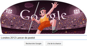 #Londres2012 - Google met à l'honneur le Lancer de javelot