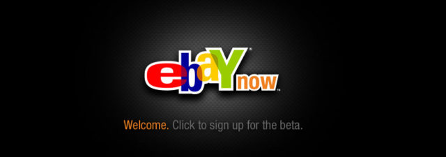 eBay lance la livraison immédiate appellée eBay Now