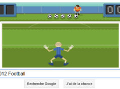 #Londres2012 - Google met à l'honneur le Football avec un Doodle "mini-jeu"