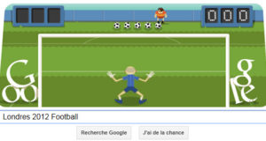 #Londres2012 - Google met à l'honneur le Football avec un Doodle "mini-jeu"