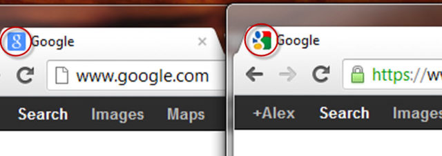 Google change la favicon de son moteur de recherche