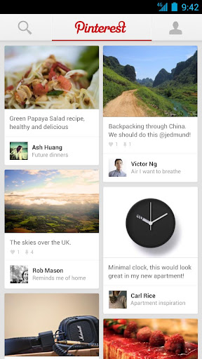 Pinterest est ouvert à tous et se dote d'une application Android et d'une mise à jour iOS compatible iPad