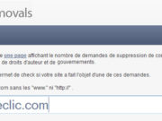 GG Removals - Vérifier si un site fait l'objet d'une demande de retrait de l'index de Google