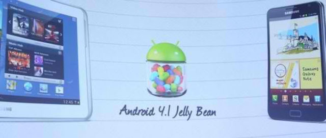 Les Samsung Galaxy S3 et Galaxy Note auront droit à Android 4.1 Jelly Bean