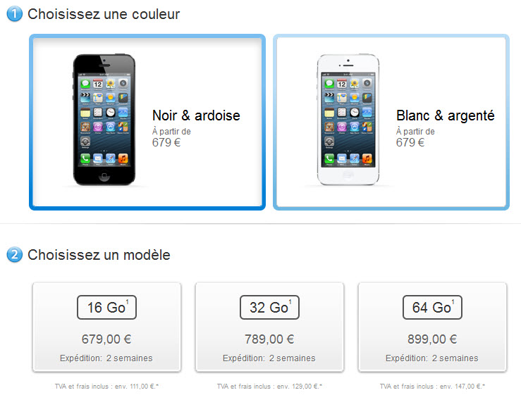 #iPhone5 - Les pré-commandes sont ouvertes