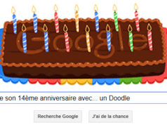Google fête son 14ème anniversaire avec... un Doodle