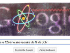 Google fête le 127ème anniversaire de Niels Bohr avec un Doodle