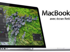 Un MacBook Pro Retina 13 pouces lors de la Keynote Apple du 23 octobre?