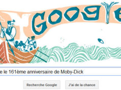 Google fête le 161ème anniversaire de Moby-Dick avec un Doodle