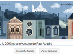 Google fête le 200ème anniversaire de Paul Abadie [Doodle]