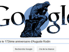 Google fête le 172ème anniversaire d'Auguste Rodin