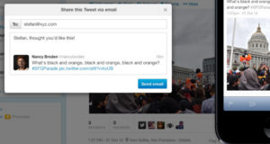 Twitter : le partage des tweets par email est disponible!