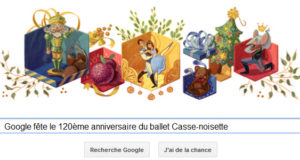 Google fête le 120ème anniversaire du ballet Casse-noisette [Doodle]