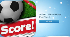 12 jours cadeaux iTunes 2012 – Jour 2 : le jeu Score! Classic Goals