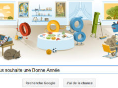 Google vous souhaite la Bonne Année!