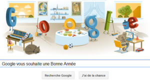 Google vous souhaite la Bonne Année!