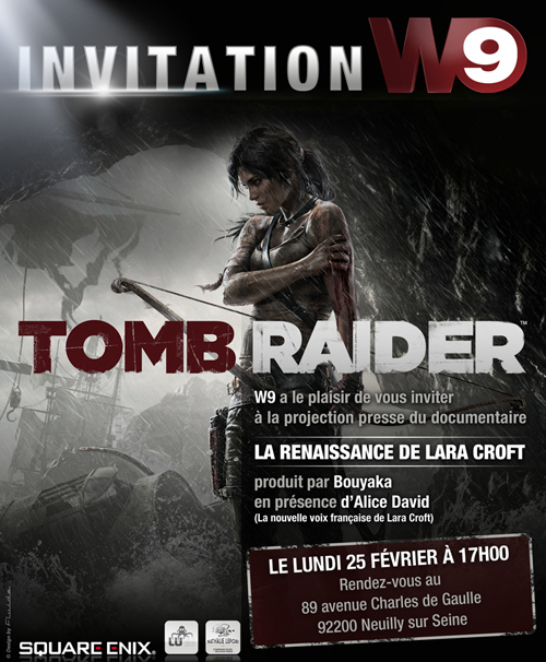 Invitation W9 Tom Raider