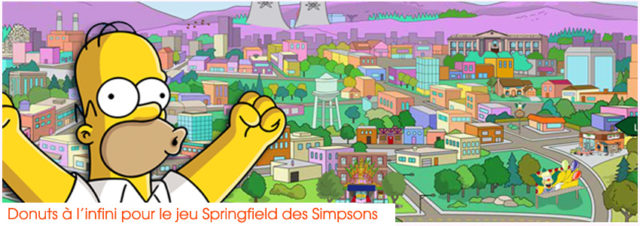 Donuts à l’infini pour le jeu Springfield des Simpsons