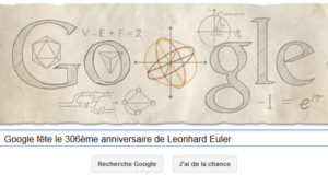 Google fête le 306ème anniversaire de Leonhard Euler [Doodle]