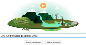 Google fête la Journée Mondiale de la Terre 2013 [Doodle]