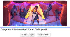 Google fête le 96ème anniversaire d'Ella Fitzgerald [Doodle]