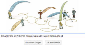 Google fête le 200ème anniversaire de Søren Kierkegaard