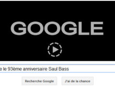 Google fête 8 mai mais également le 93ème anniversaire de Saul Bass [Doodle]