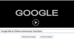 Google fête 8 mai mais également le 93ème anniversaire de Saul Bass [Doodle]