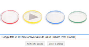 Google fête le 161ème anniversaire de Julius Richard Petri [Doodle]