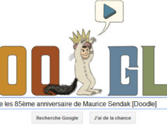 Google fête les 85ème anniversaire de Maurice Sendak [Doodle]
