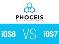 Comparaison graphique iOS 6 vs iOS 7 [infographie]