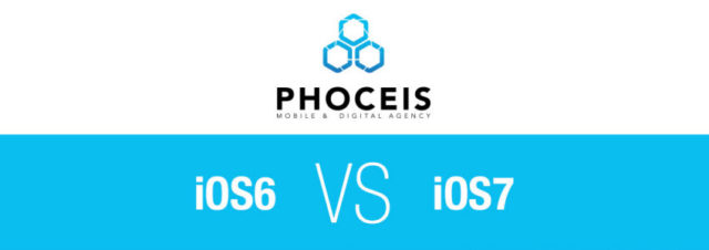 Comparaison graphique iOS 6 vs iOS 7 [infographie]