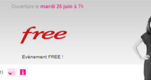 Free de nouveau sur Vente-Privee.com à compter du 25 juin 2013