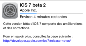 L’iOS 7 beta 2 est disponible et compatible iPad et iPad Mini!