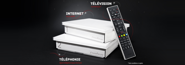 Forfait Freebox V5 Design Crystal + option TV à 1,99€ sur Vente-privée.com