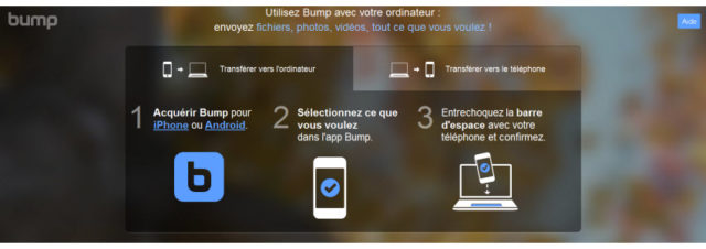 Google rachète l'application Bump pour plus de 30 millions de dollars!