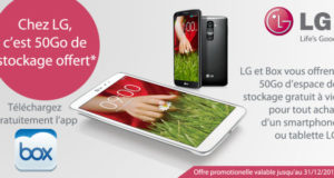 LG offre 50Go de stockage à vie pour l’achat d’un LG G2 ou tout pour autre smartphone ou tablette de la marque