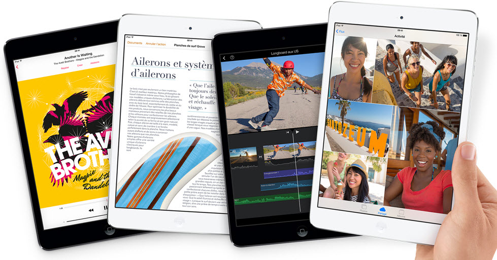 Apple présente ses iPad Air et iPad Mini 2