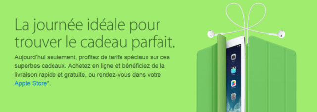 Black Friday Apple - Les promotions chez Apple c'est aujourd'hui, le vendredi 29 novembre 2013