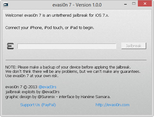 #Jailbreak #Untethered des iOS 7 et 7.x : le pas à pas avec l’outil #evasi0n 