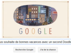 Google nous souhaite de bonnes vacances avec un second Doodle