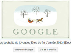 Google vous souhaite de joyeuses fêtes de fin d'année 2013 ! [Doodle]