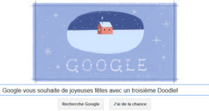 Google vous souhaite de joyeuses fêtes avec un troisième Doodle!