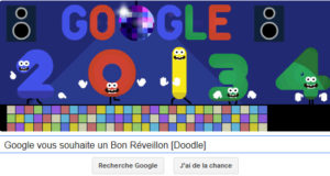 Google vous souhaite un Bon Réveillon du Jour de l'An [Doodle]